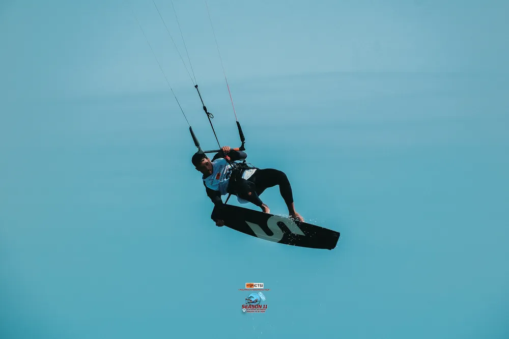 PKA kiteboarding action